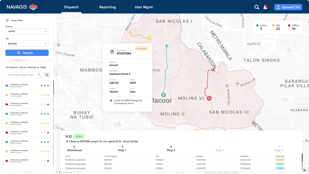 Real-Time Delivery Tracking